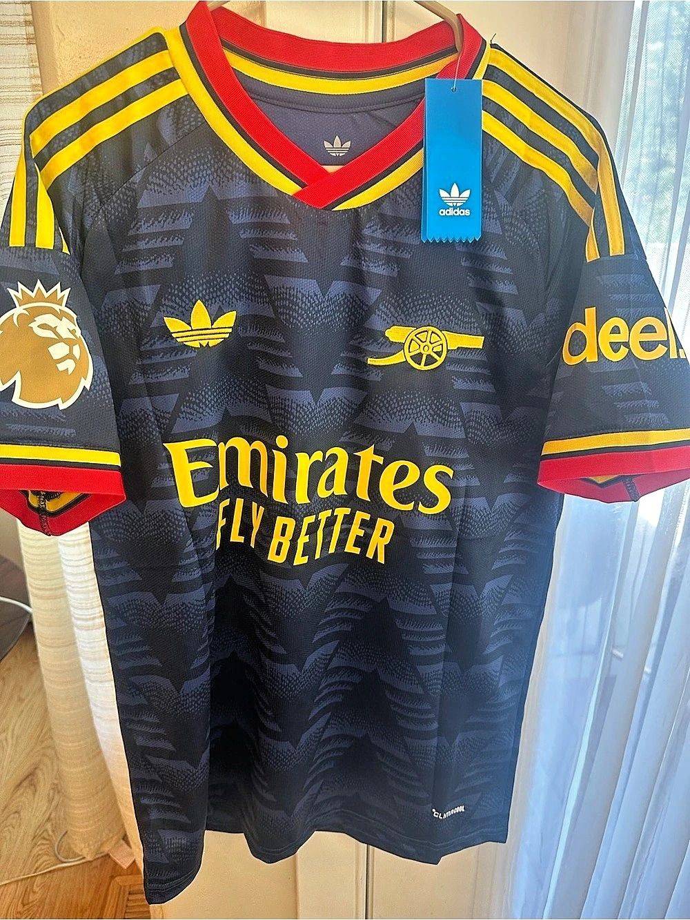 adidas Arsenal 2026/27Away Jersey Soccer Jersey Declan Rice 41 Fits US mens XL